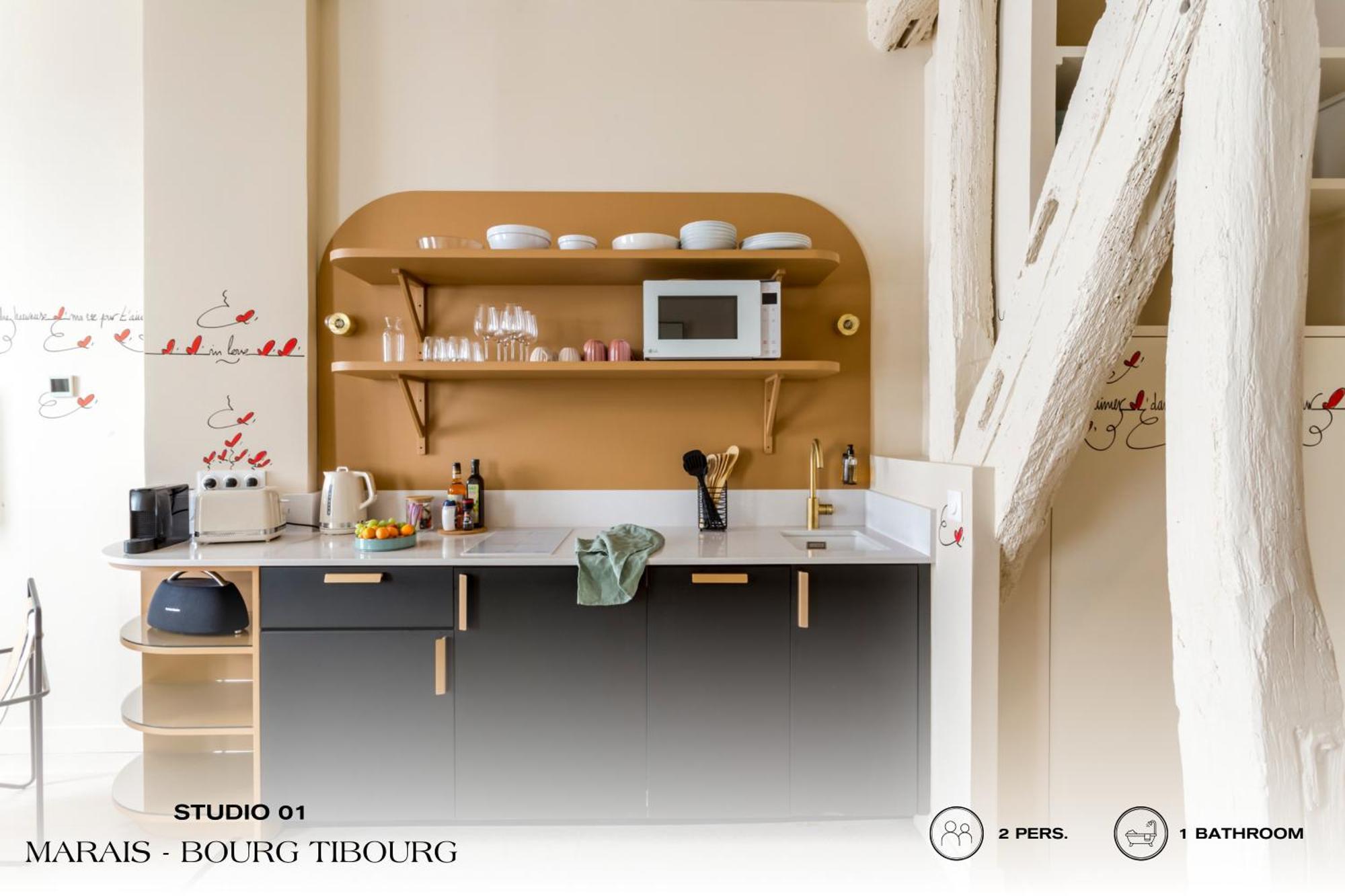Beauquartier - Marais, Bourg Tibourg Paris Exterior foto