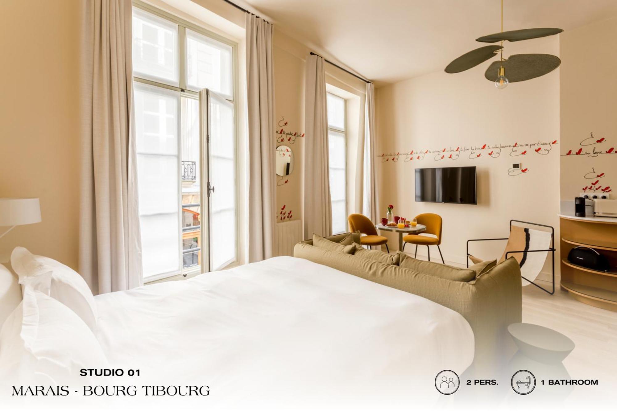 Beauquartier - Marais, Bourg Tibourg Paris Exterior foto