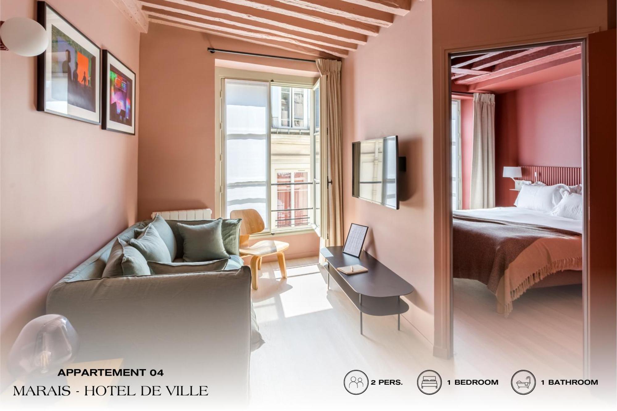 Beauquartier - Marais, Bourg Tibourg Paris Exterior foto