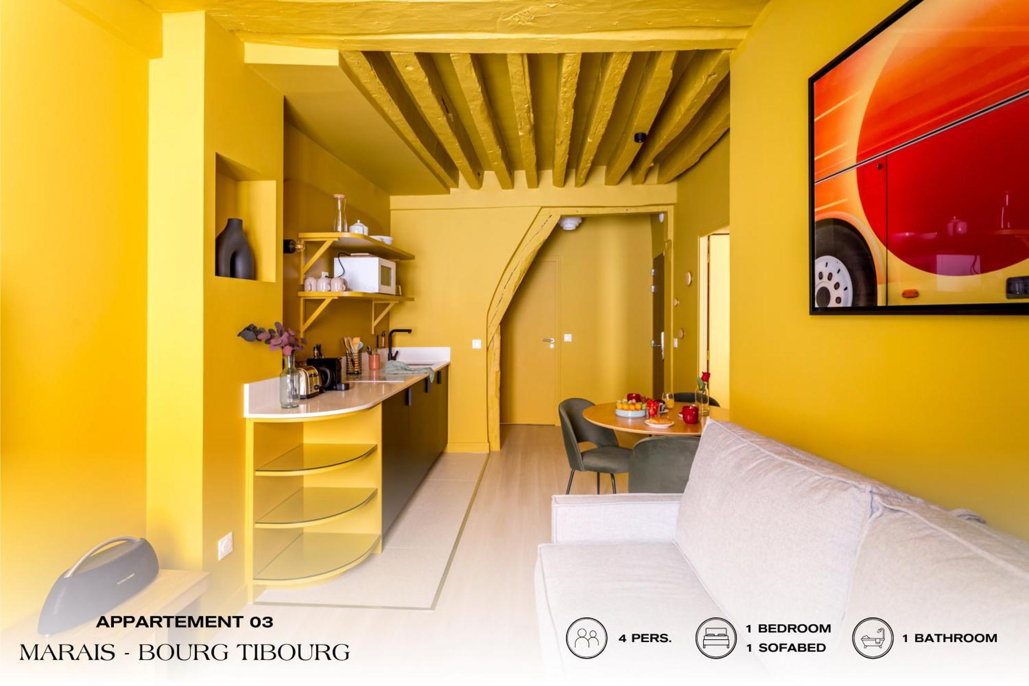 Beauquartier - Marais, Bourg Tibourg Paris Exterior foto
